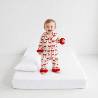 Combinaison Pyjama Bébé Fille Noël Satin