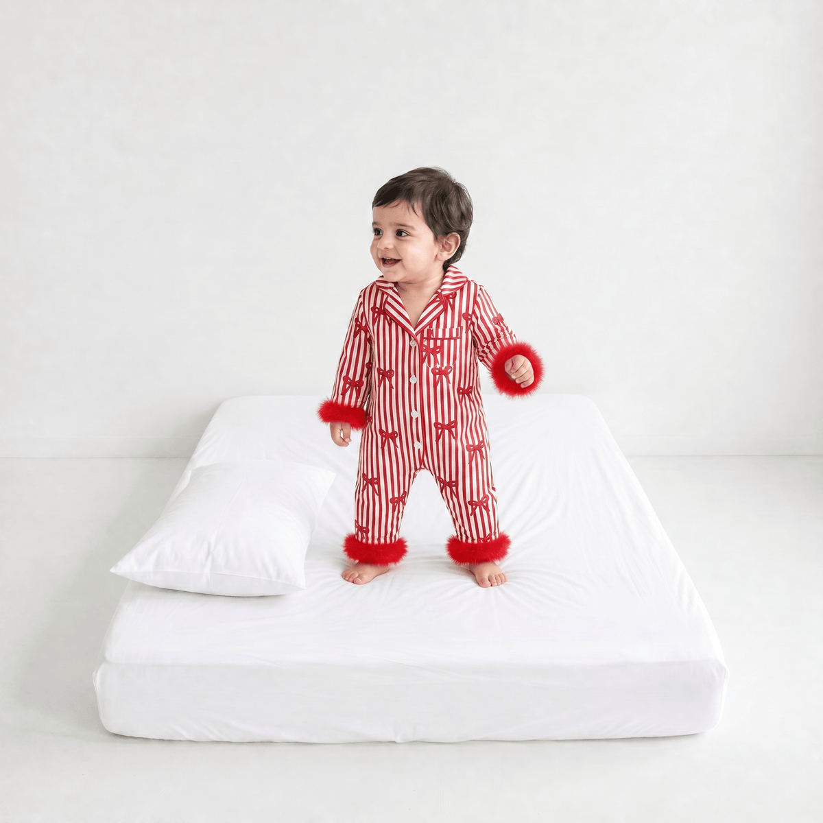 Combinaison Pyjama Bébé Noël Fille