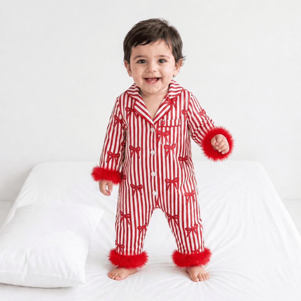 Combinaison Pyjama Bébé Noël Fille