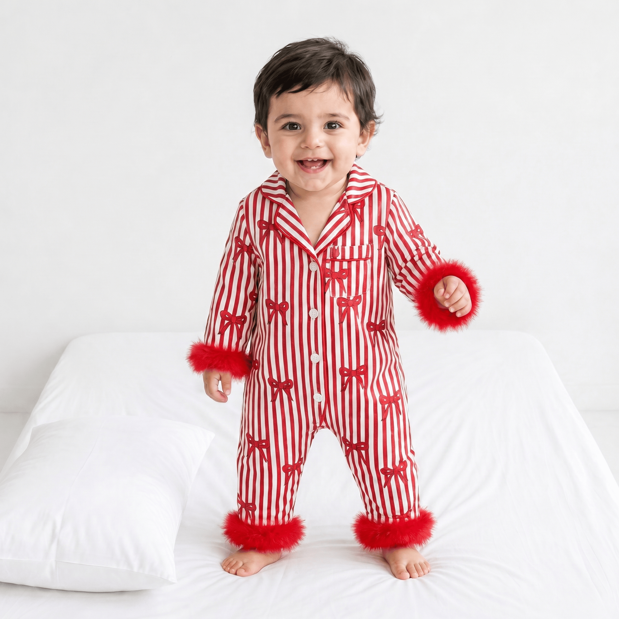 Combinaison Pyjama Bébé Noël Fille