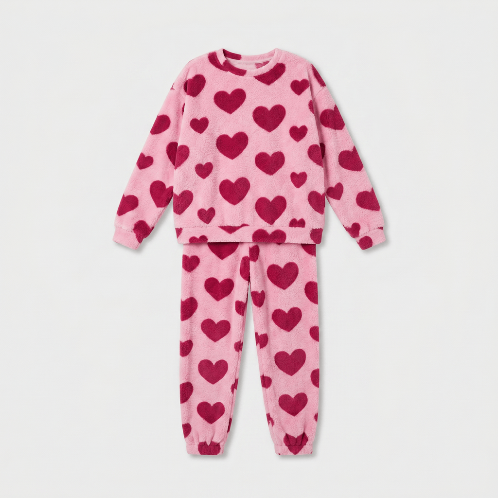 Ensemble Pyjama Coeur Femme