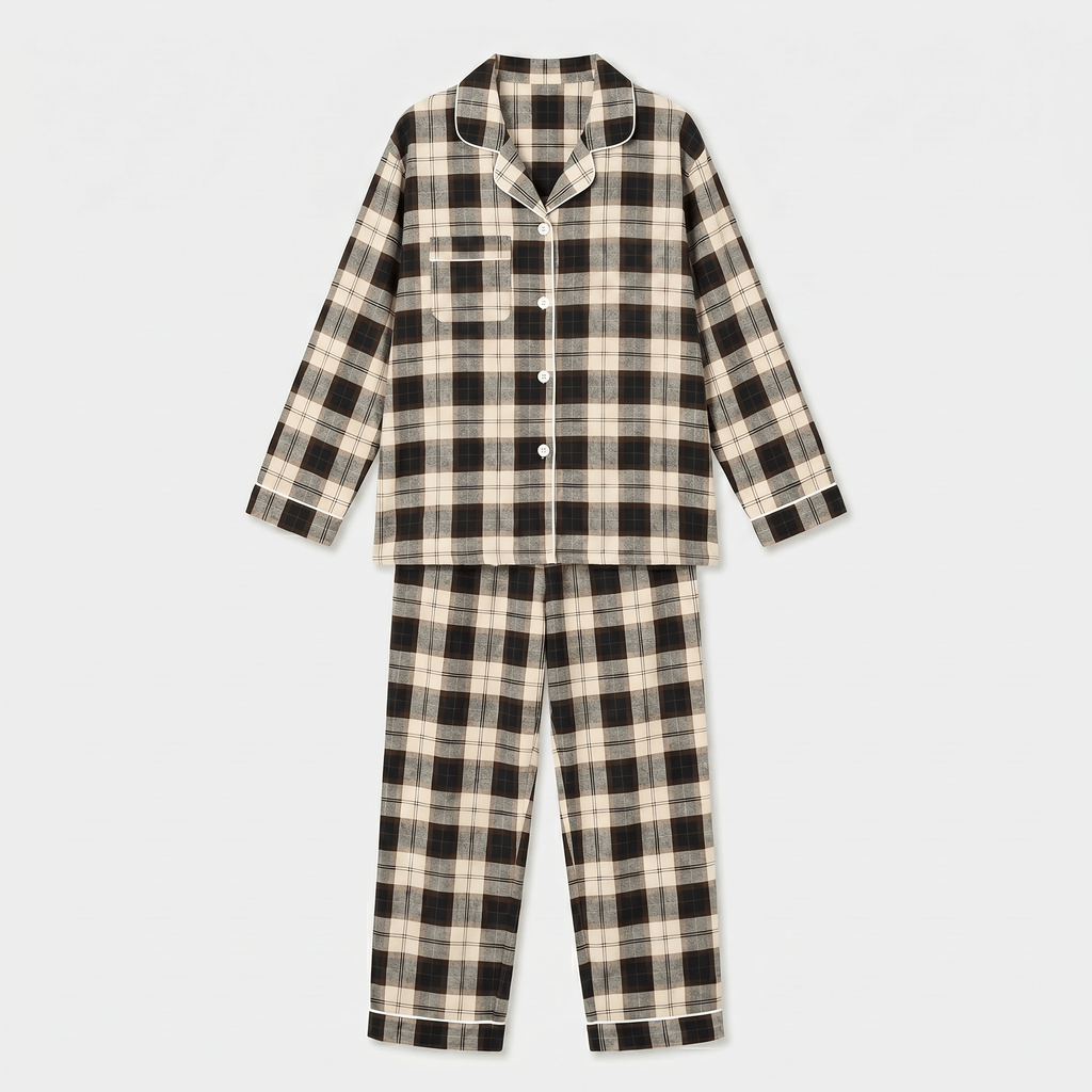 Ensemble Pyjama Femme à Carreaux