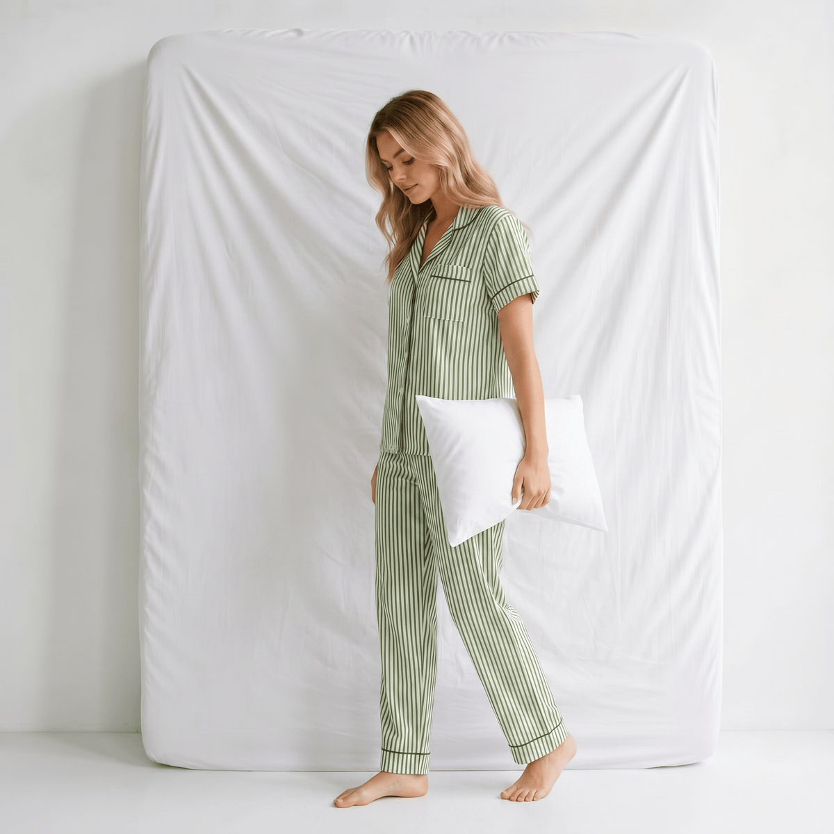 Ensemble Pyjama Femme à Rayures