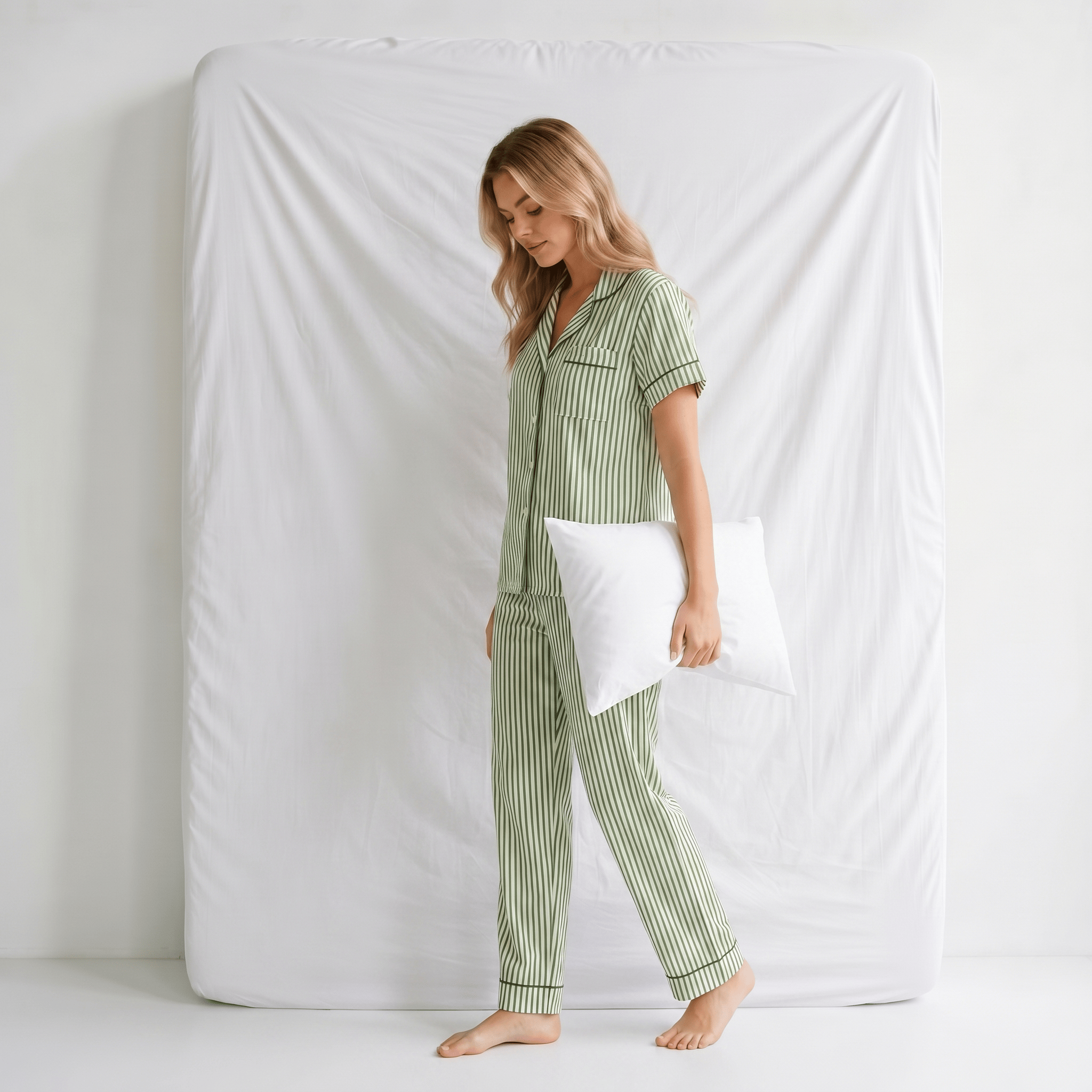 Ensemble Pyjama Femme à Rayures