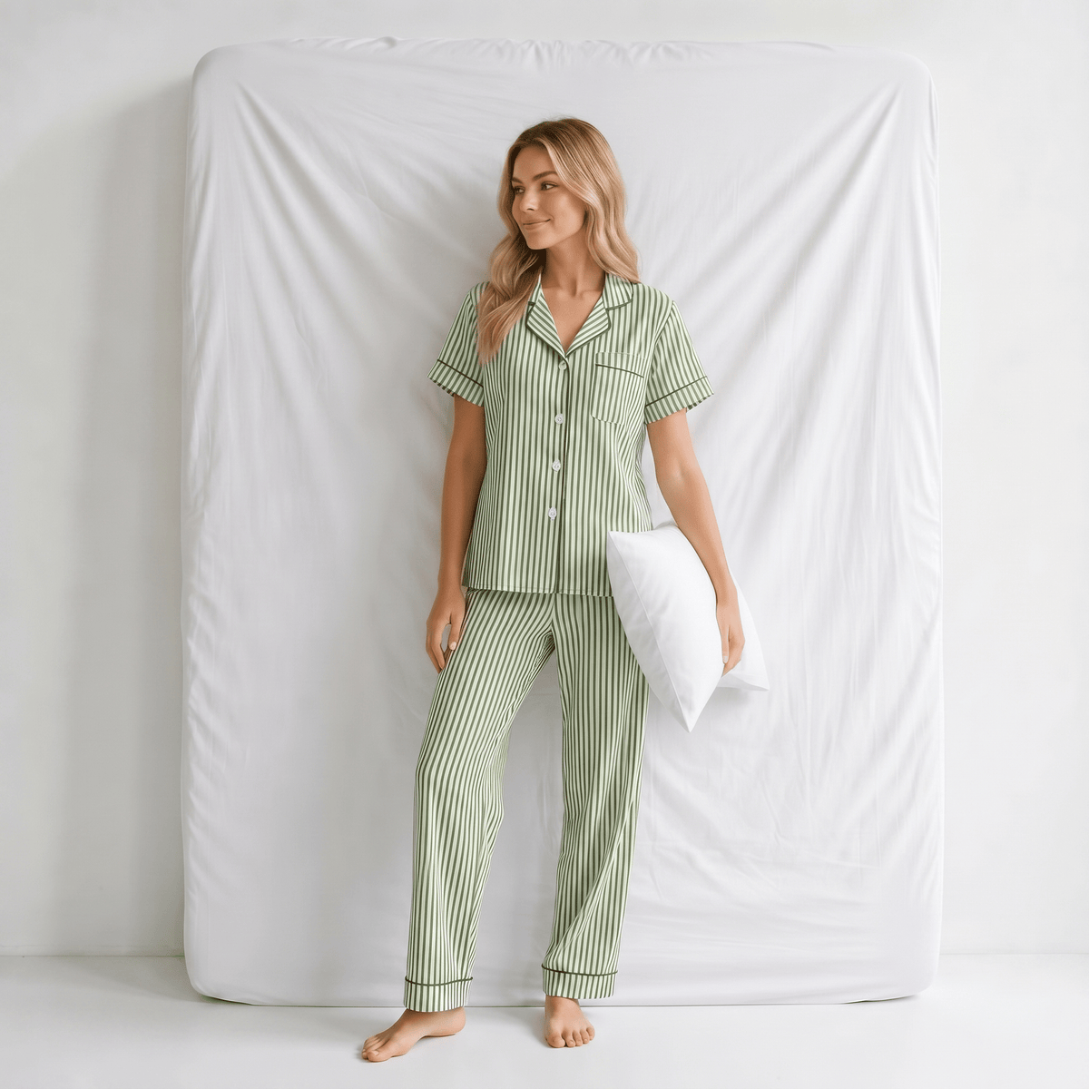 Ensemble Pyjama Femme à Rayures