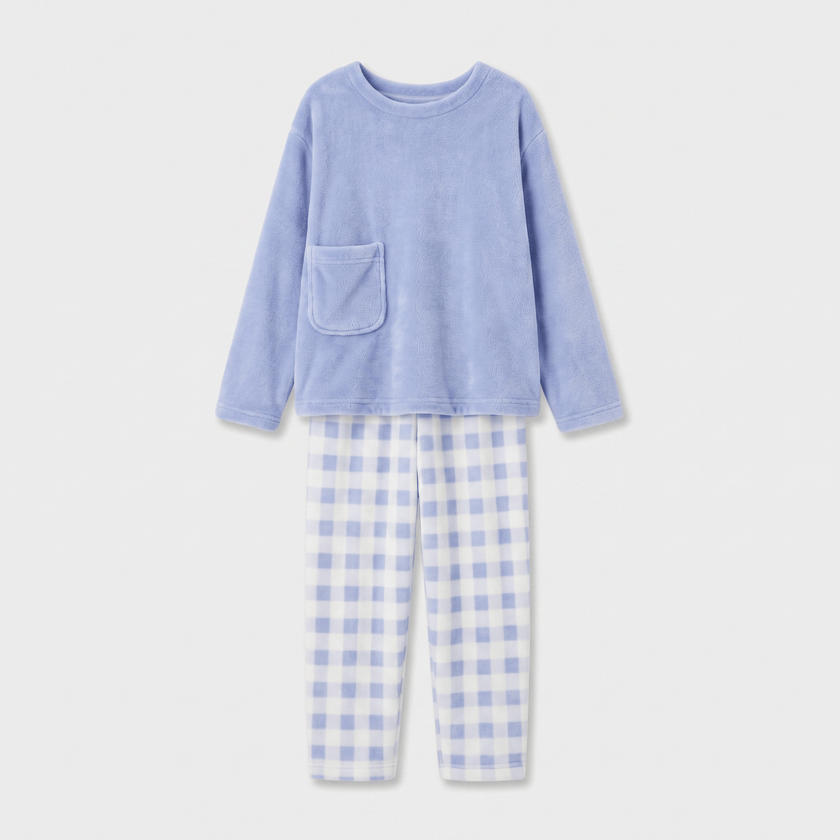 Ensemble Pyjama Femme Polaire Carreaux