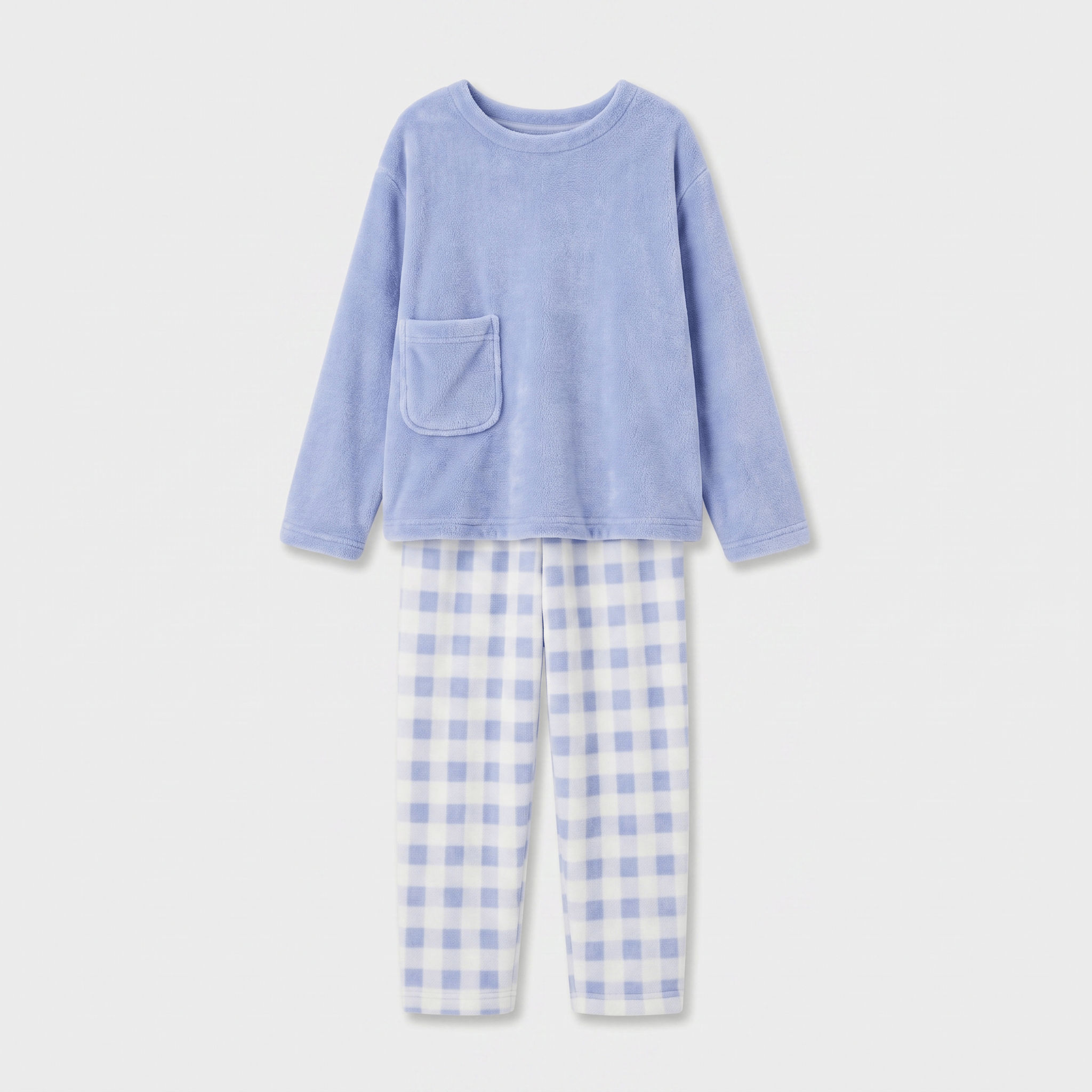 Ensemble Pyjama Femme Polaire Carreaux