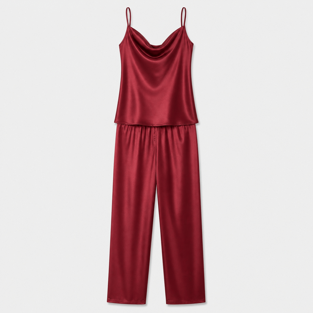 Ensemble Pyjama Femme Satin Nuit