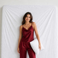 Ensemble Pyjama Femme Satin Nuit