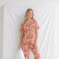 Ensemble Pyjama Femme Satin Rouge