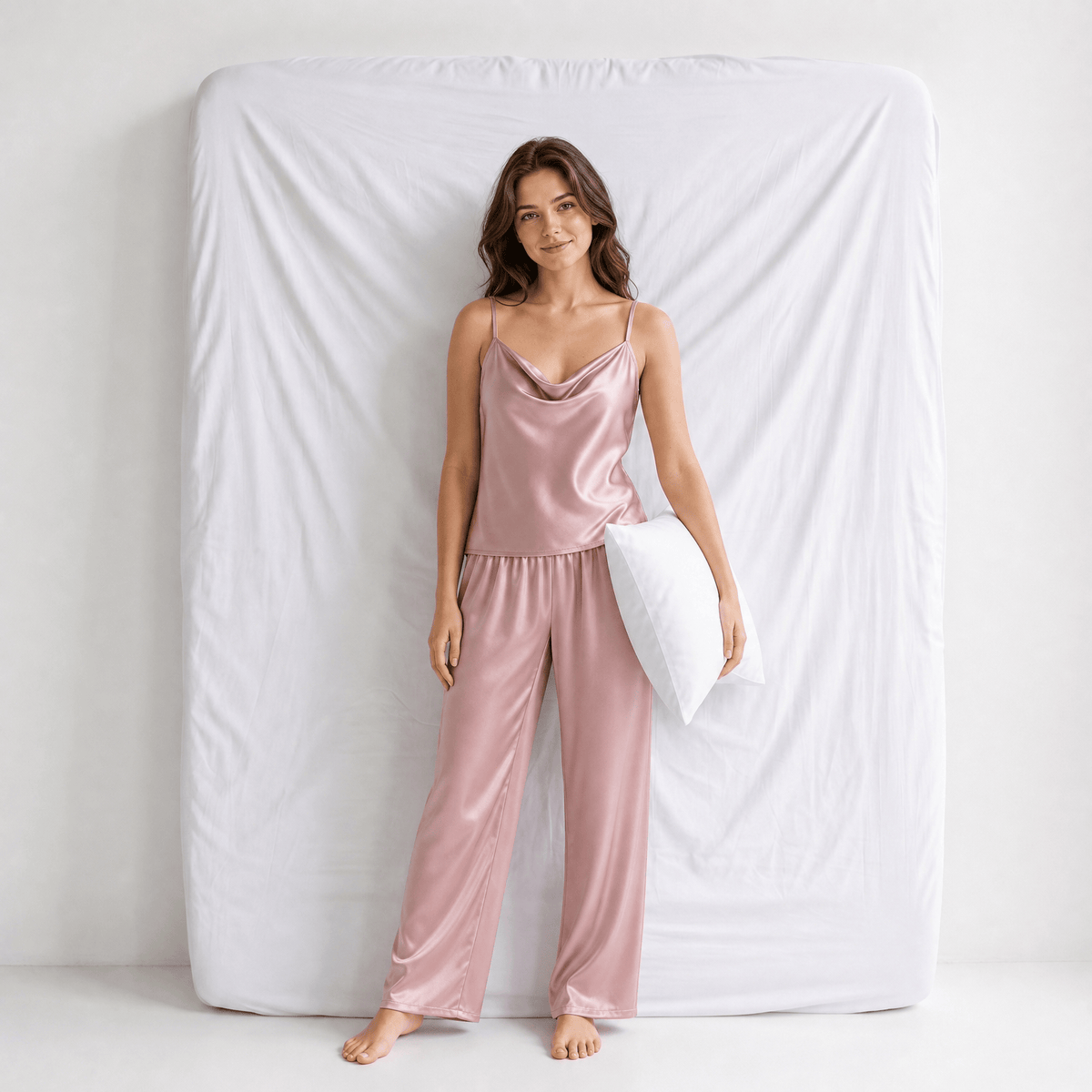 Ensemble Pyjama Femme Satiné