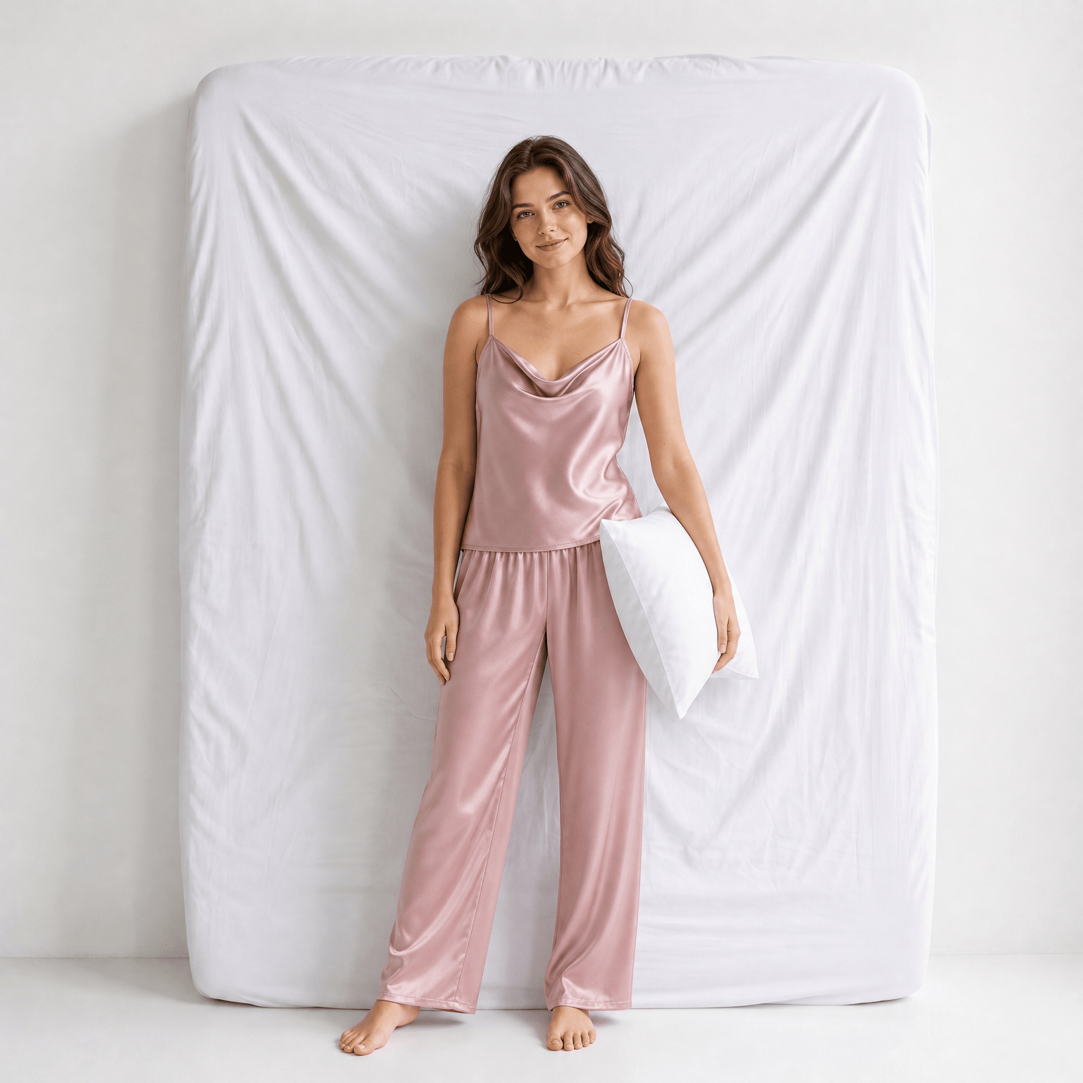 Ensemble Pyjama Femme Satiné