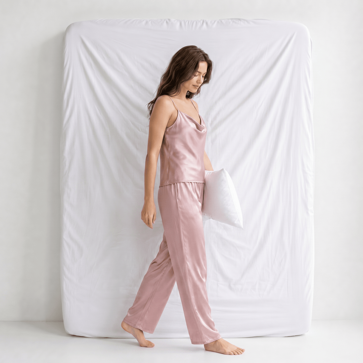 Ensemble Pyjama Femme Satiné