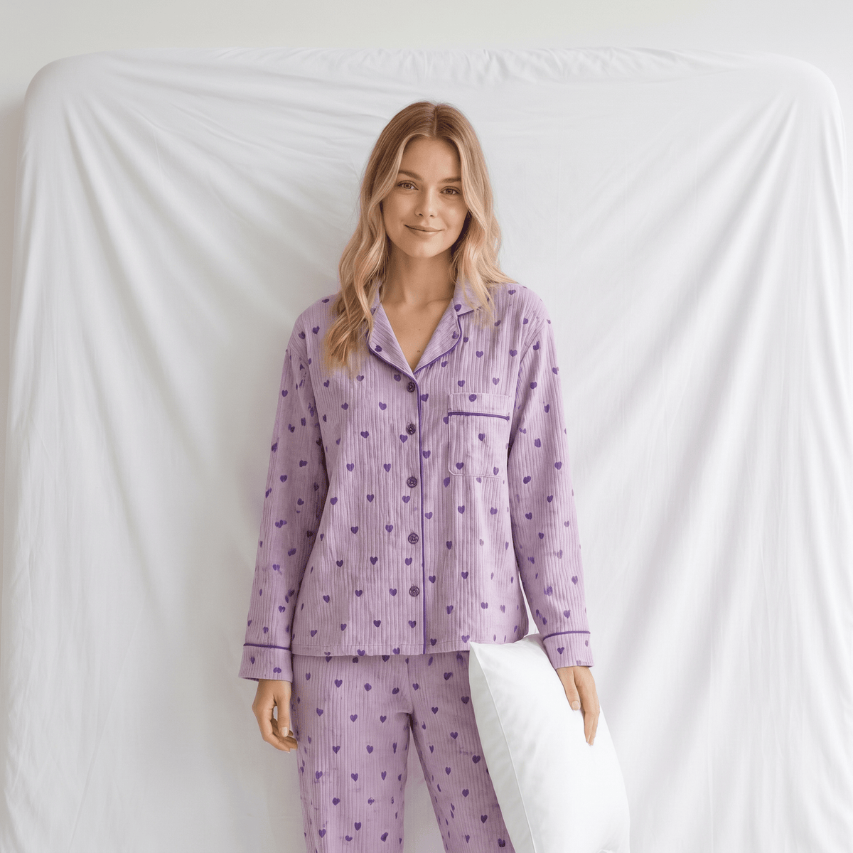Ensemble Pyjama Femme Violet