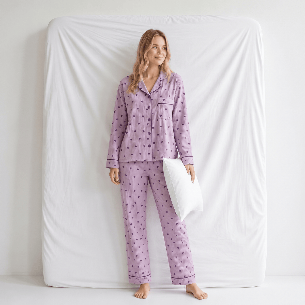 Ensemble Pyjama Femme Violet