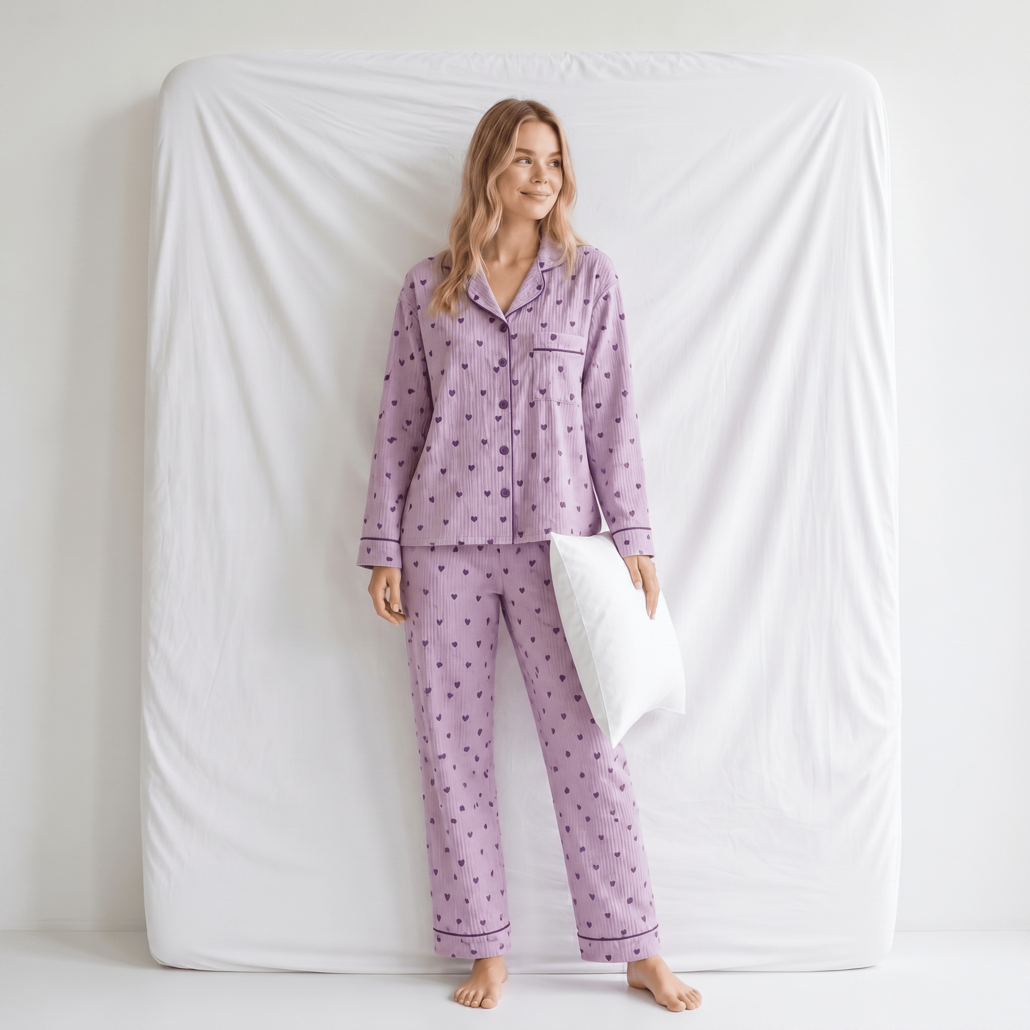 Ensemble Pyjama Femme Violet