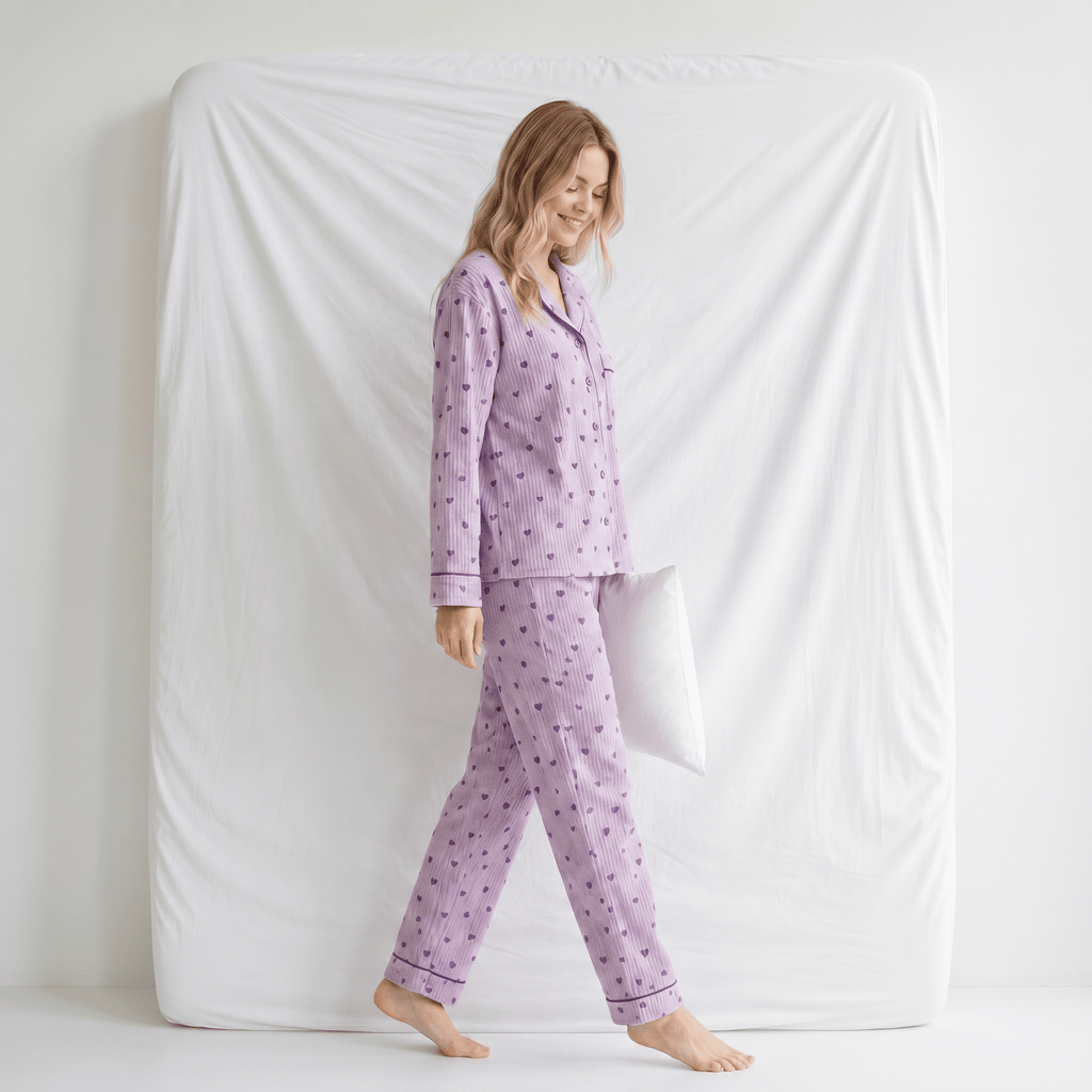 Ensemble Pyjama Femme Violet