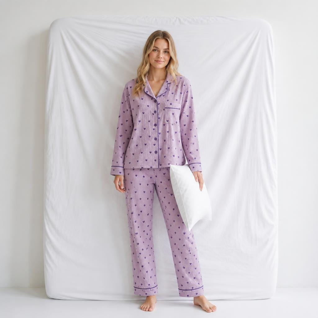 Ensemble Pyjama Femme Violet