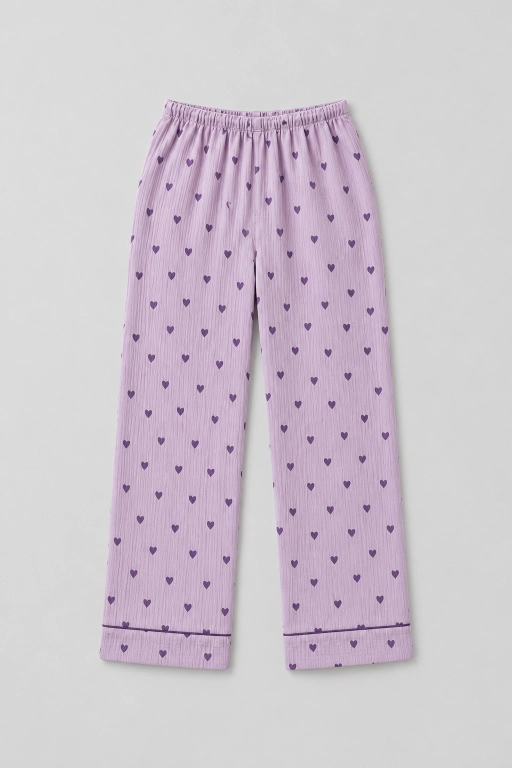 Ensemble Pyjama Femme Violet – à plat, bas