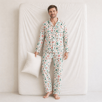 Ensemble Pyjama Homme Noël Blanc