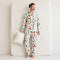 Ensemble Pyjama Homme Noël Blanc