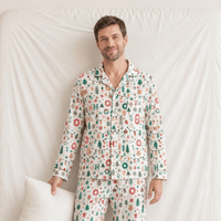 Ensemble Pyjama Homme Noël Blanc