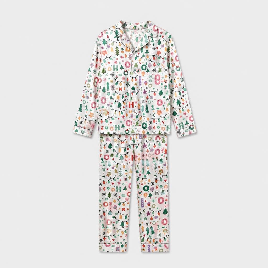 Ensemble Pyjama Homme Noël Blanc