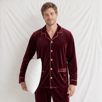 Ensemble Pyjama Velours Homme