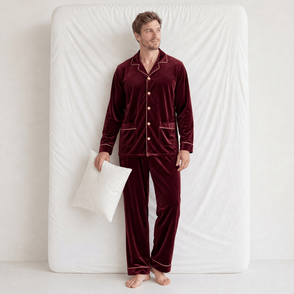 Ensemble Pyjama Velours Homme