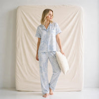 Pyjama Femme Satin Manches Courtes