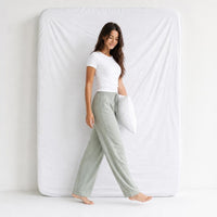 Pantalon Pyjama Vert Coton