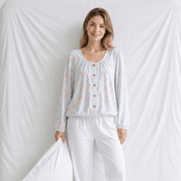 Haut De Pyjama Femme Coton