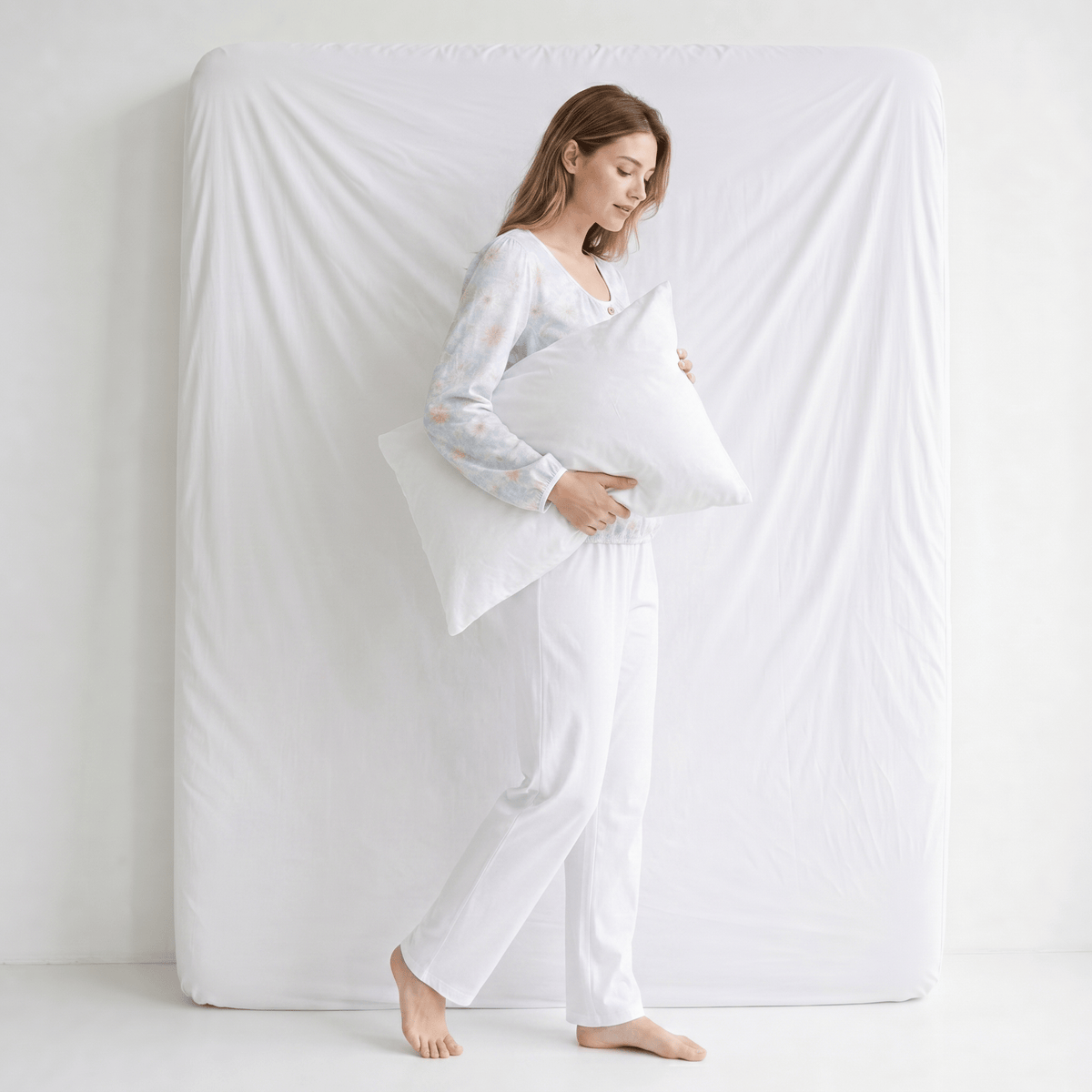 Haut De Pyjama Femme Coton