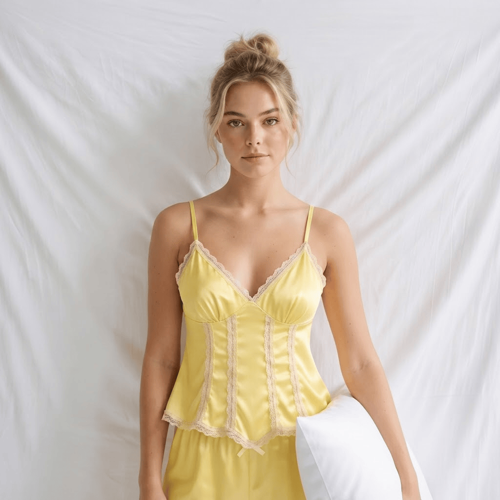 Haut De Pyjama Femme Dentelle