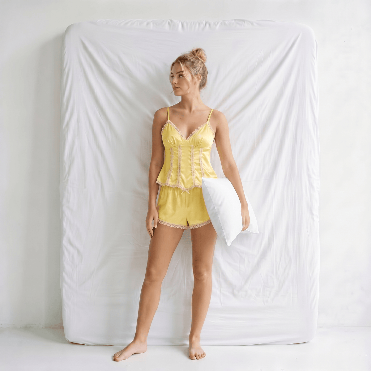 Haut De Pyjama Femme Dentelle