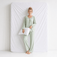 Haut De Pyjama Vert pour Femme