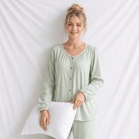 Haut De Pyjama Vert pour Femme