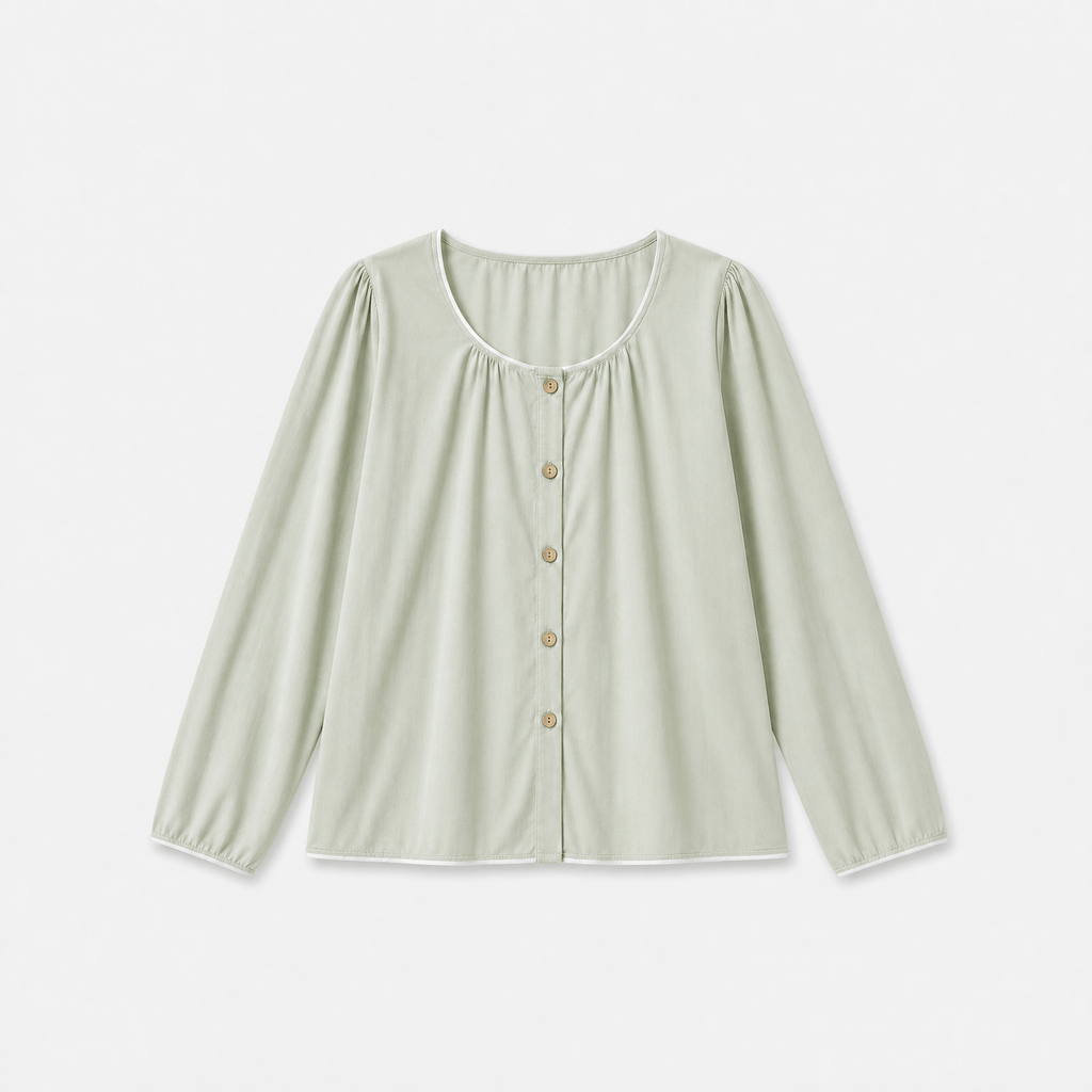 Haut De Pyjama Vert pour Femme