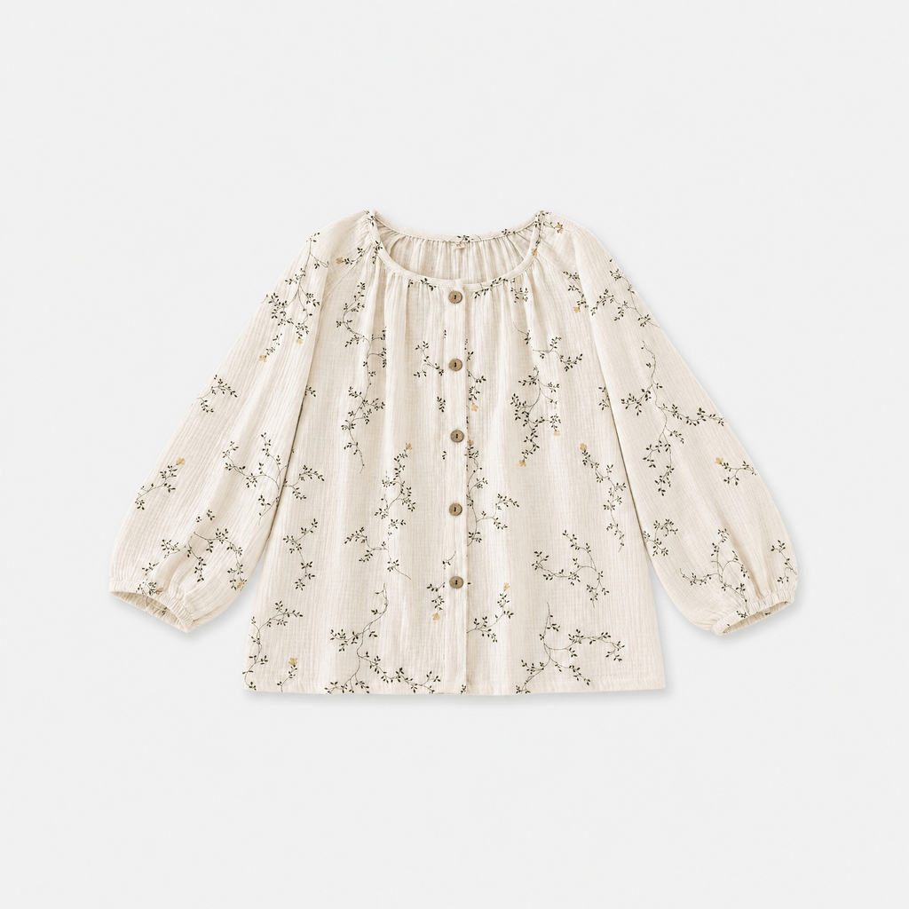 Haut Pyjama Femme Col Rond