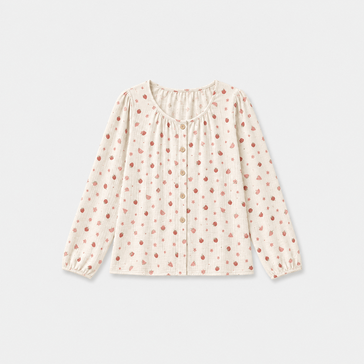 Haut Pyjama Femme Coton Imprimé
