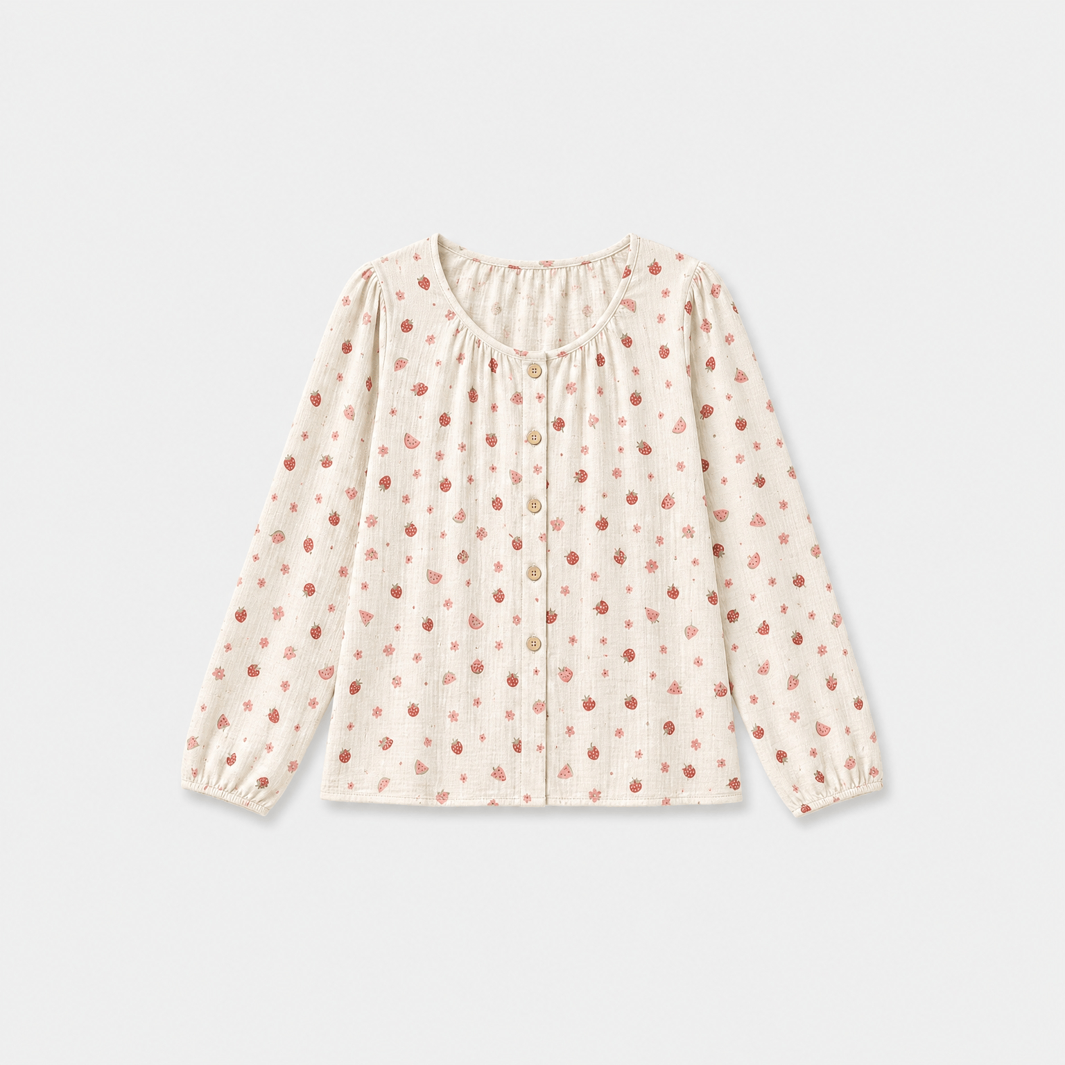 Haut Pyjama Femme Coton Imprimé