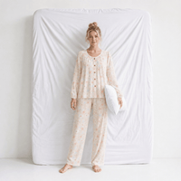 Haut Pyjama Manches Longues Coton