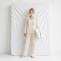 Haut Pyjama Manches Longues Coton