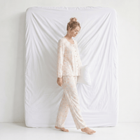 Haut Pyjama Manches Longues Coton