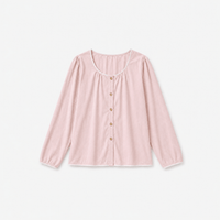 Haut Pyjama Rose Femme Manches Longues