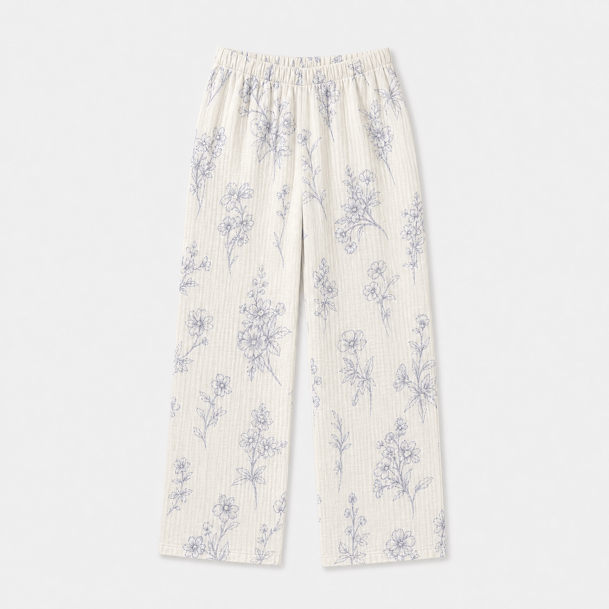 Pantalon Gaze De Coton Femme