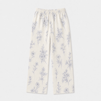 Pantalon Gaze De Coton Femme