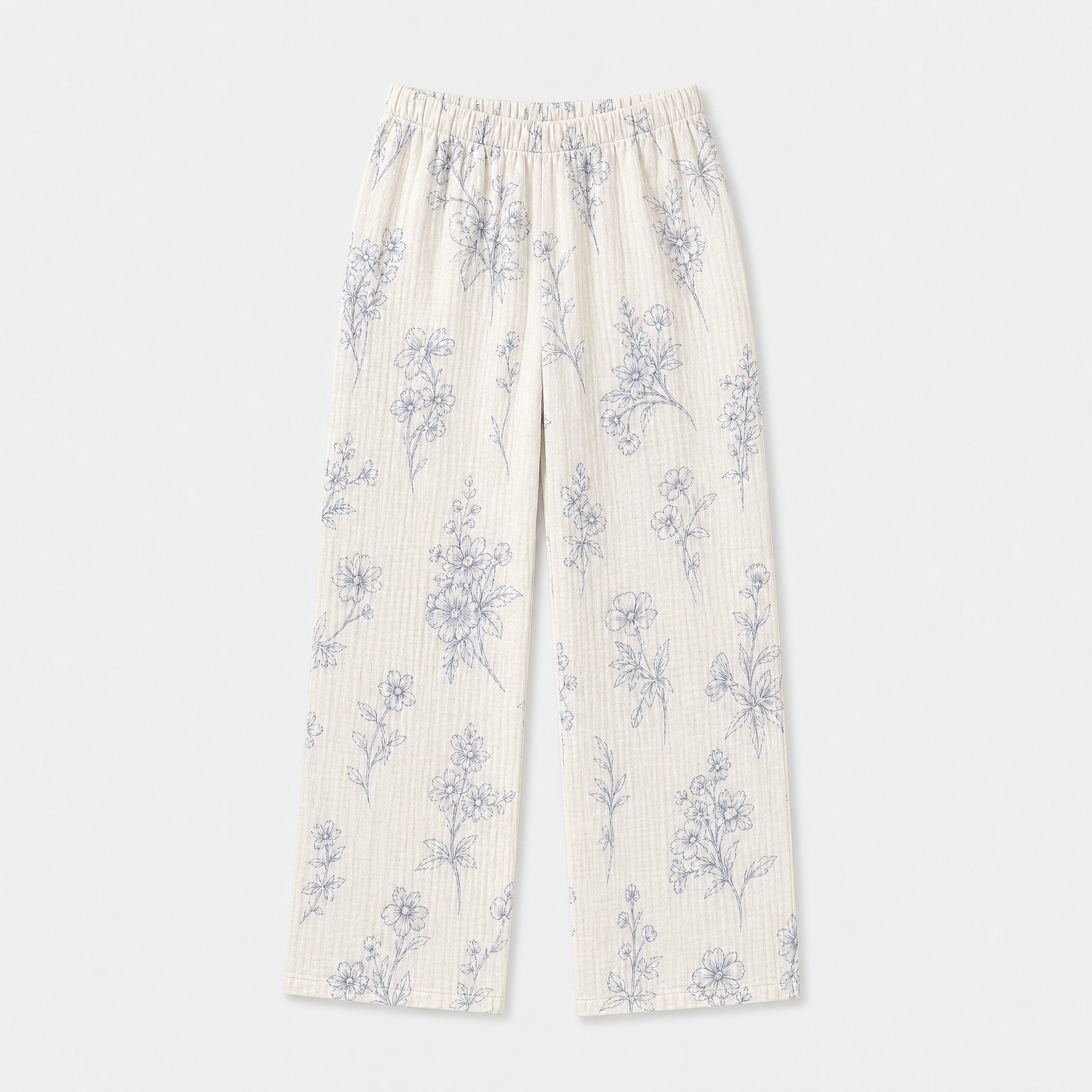 Pantalon Gaze De Coton Femme