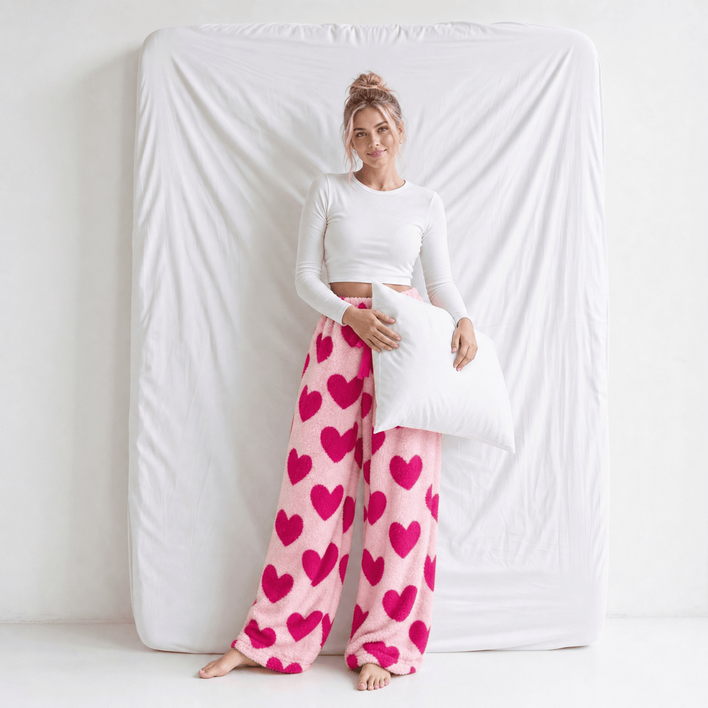 Pantalon Large Femme Chaud