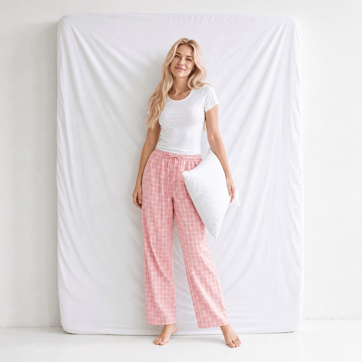 Pantalon Pyjama Carreaux Coton Léger